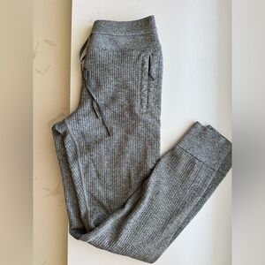 Textured gray lululemon joggers